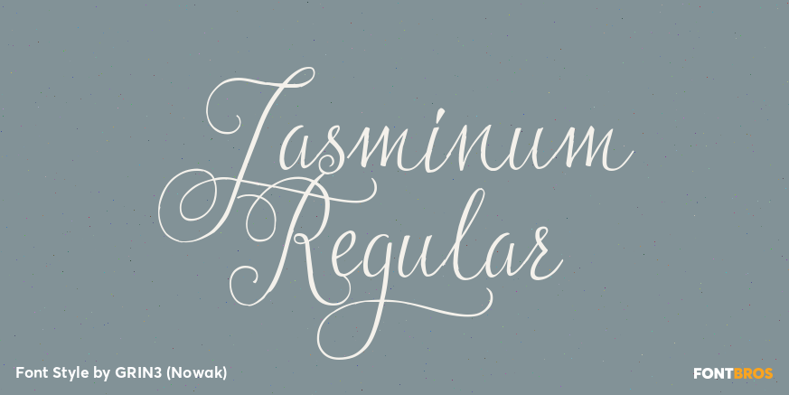 Jasminum Regular Poster