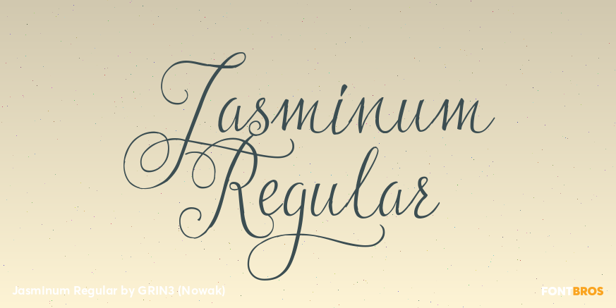 Jasminum Regular Poster