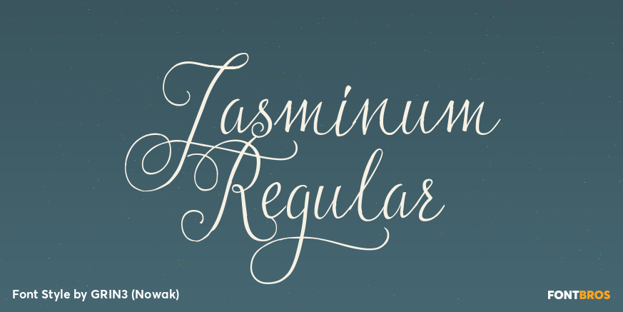 Jasminum Regular Poster
