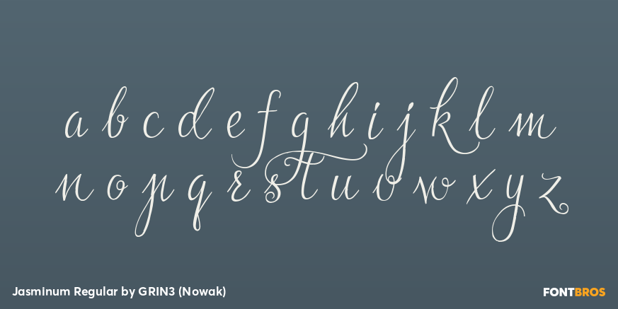 Jasminum Regular Font Poster #3