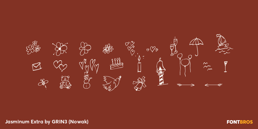 Jasminum Extra Font Poster #2