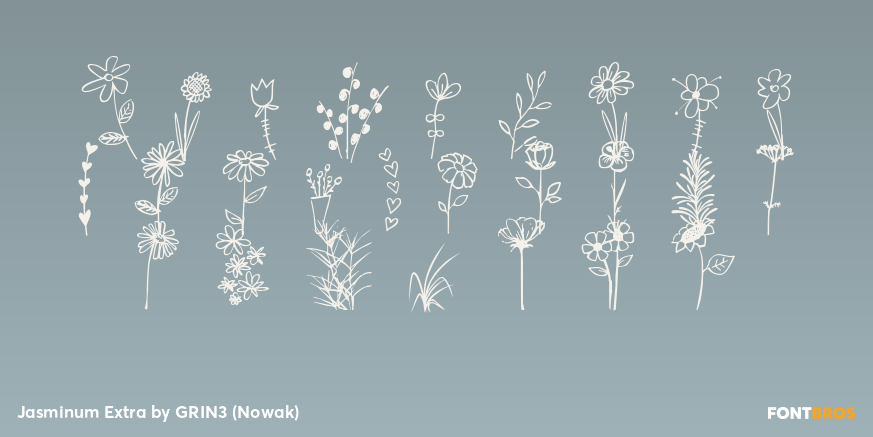Jasminum Extra Font Poster #3