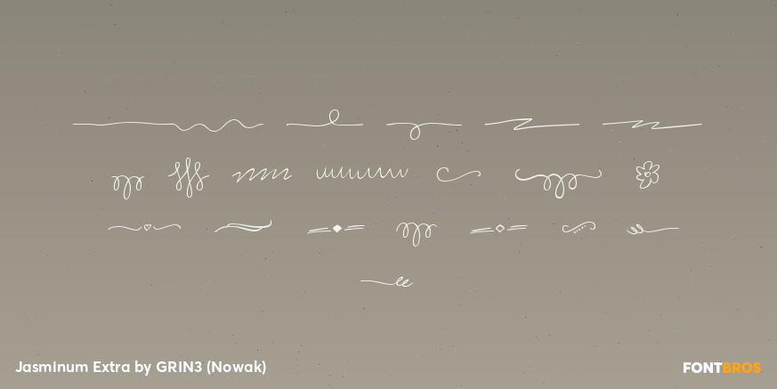 Jasminum Extra Font Poster #4