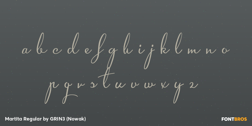 Martita Regular Font Poster #1