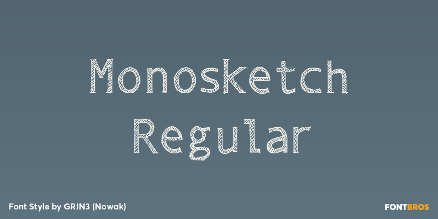 Monosketch Regular Poster