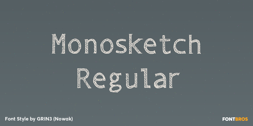 Monosketch Regular Poster
