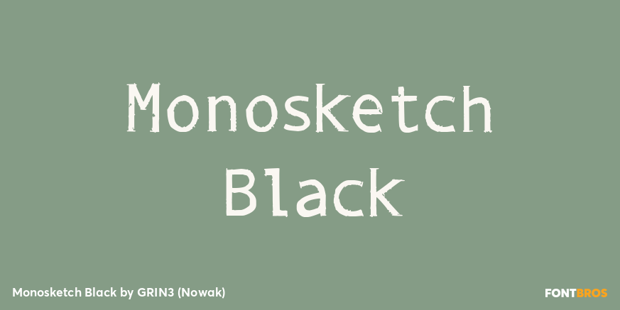 Monosketch Black Poster