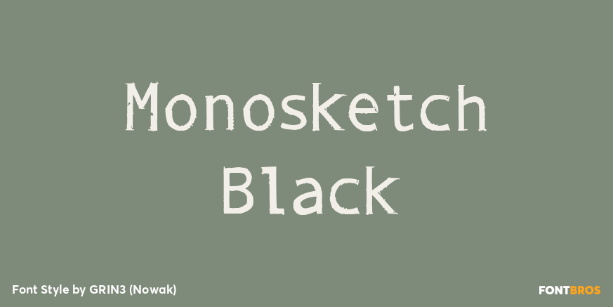Monosketch Black Poster