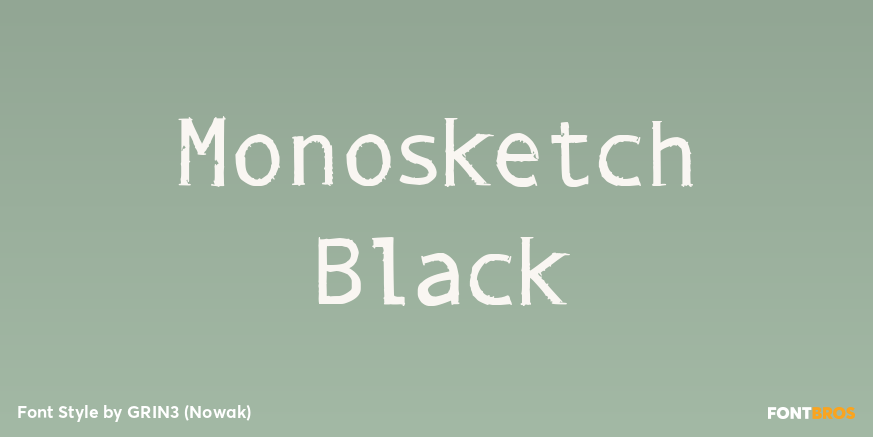 Monosketch Black Poster