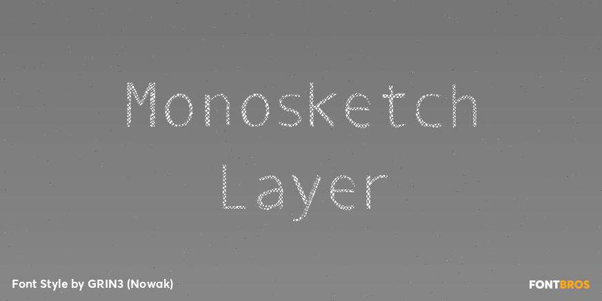 Monosketch Layer Poster