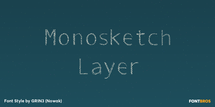 Monosketch Layer Poster