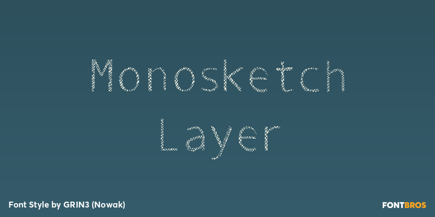 Monosketch Layer Poster