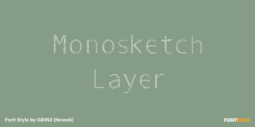 Monosketch Layer Poster
