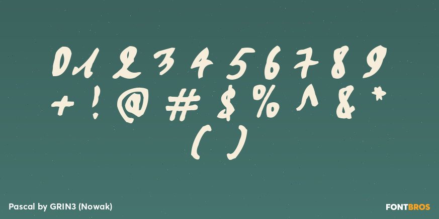 Pascal Font Poster #4