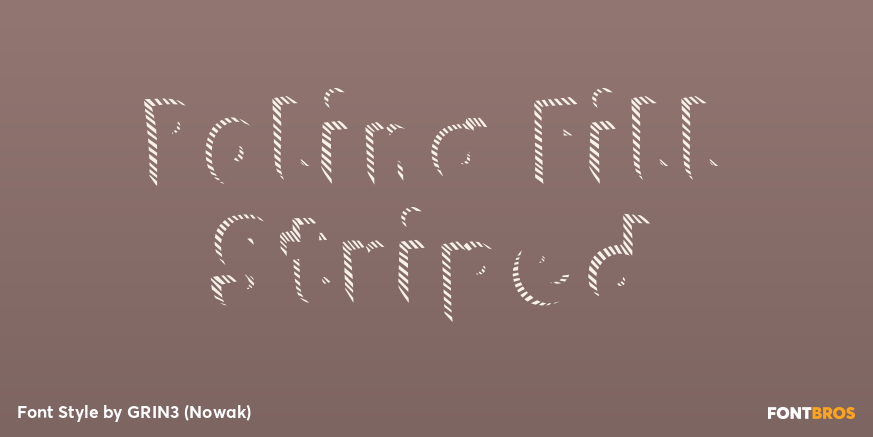 Polina Fill Striped Poster