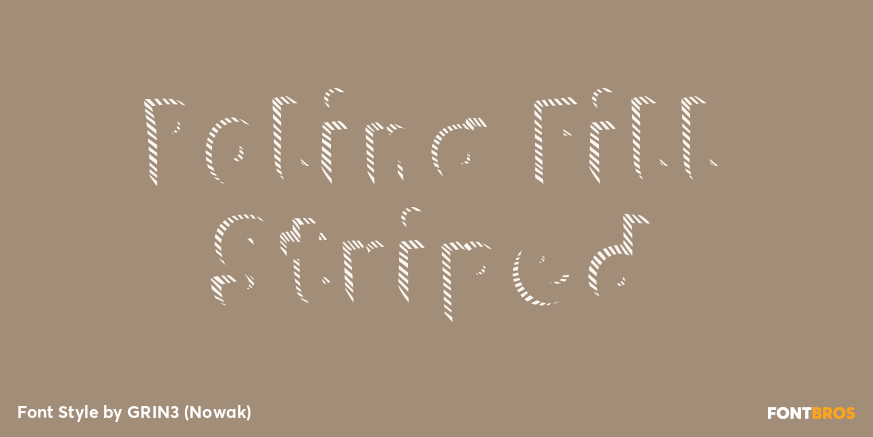 Polina Fill Striped Poster