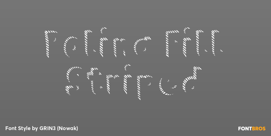 Polina Fill Striped Poster