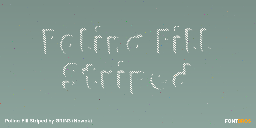 Polina Fill Striped Poster