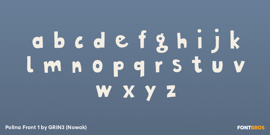 Polina Front 1 Font Poster #3