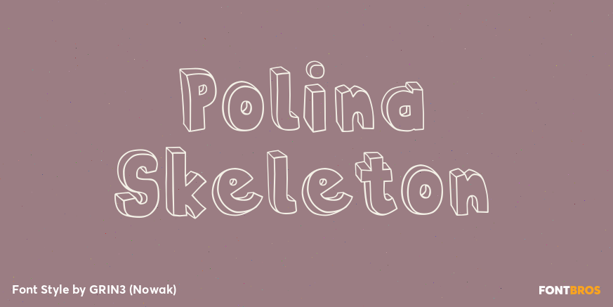 Polina Skeleton Poster
