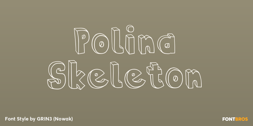 Polina Skeleton Poster
