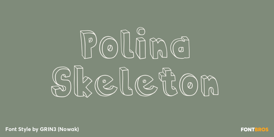 Polina Skeleton Poster