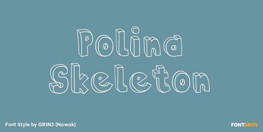 Polina Skeleton Poster