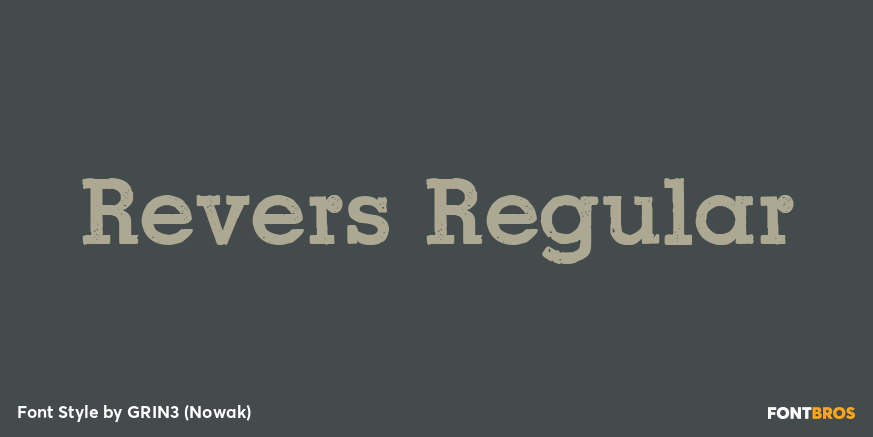 Revers Regular Poster