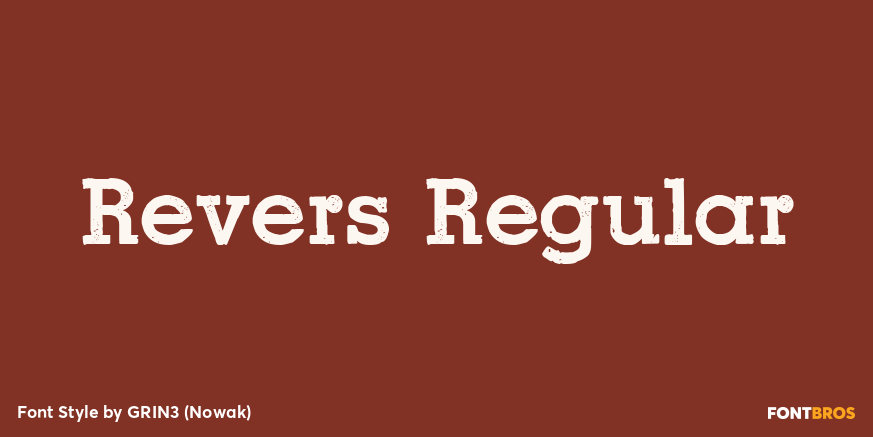 Revers Regular Poster