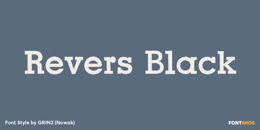 Revers Black Poster