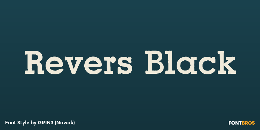 Revers Black Poster