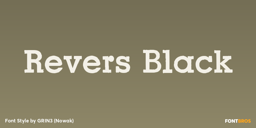Revers Black Poster