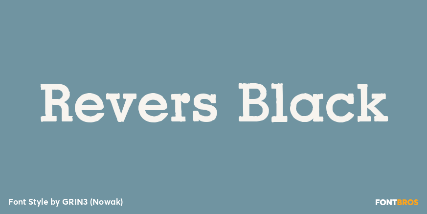 Revers Black Poster
