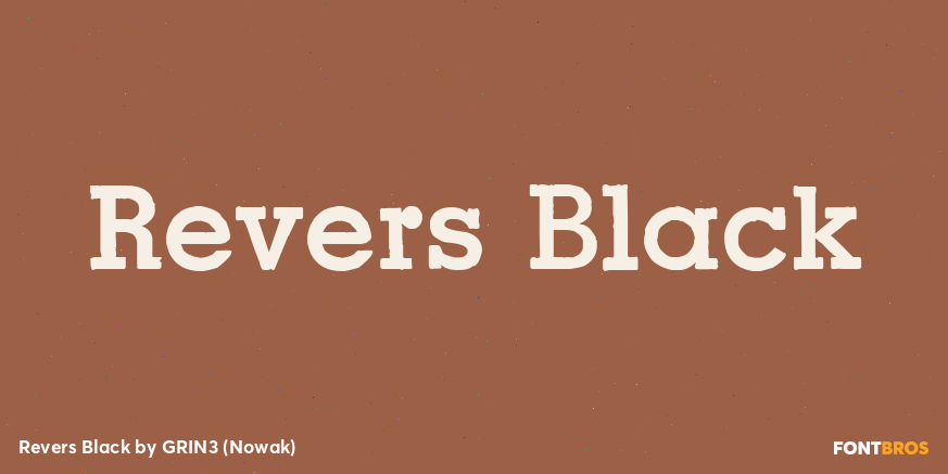 Revers Black Poster