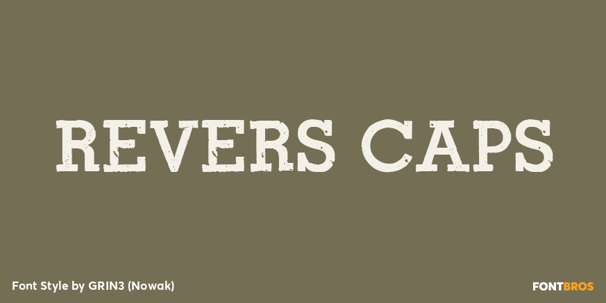 Revers Caps Poster