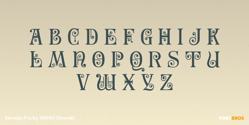 Secesja Pro Font Poster #1