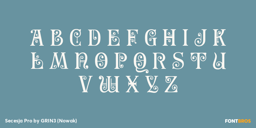 Secesja Pro Font Poster #1