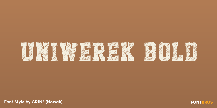 Uniwerek Bold Poster