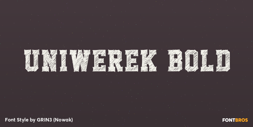 Uniwerek Bold Poster