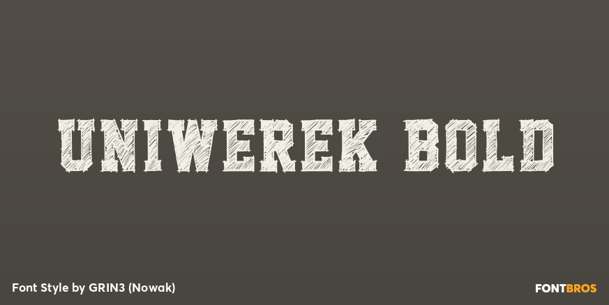 Uniwerek Bold Poster