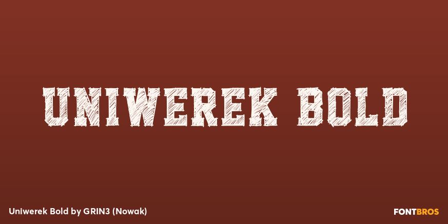 Uniwerek Bold Poster