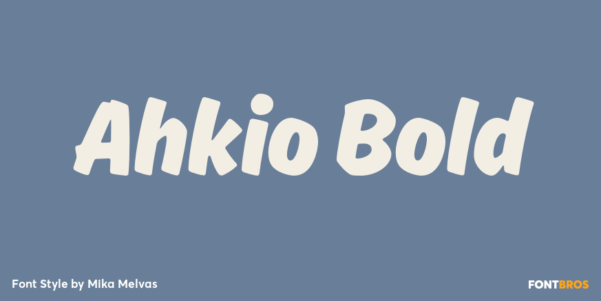 Ahkio Bold Poster