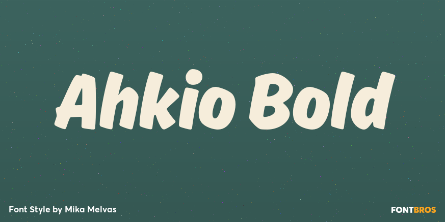 Ahkio Bold Poster