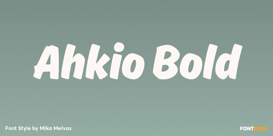 Ahkio Bold Poster