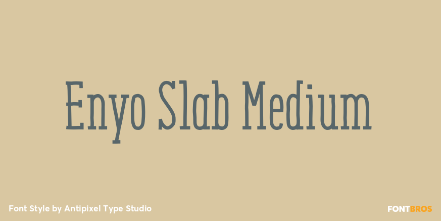 Enyo Slab Medium Poster