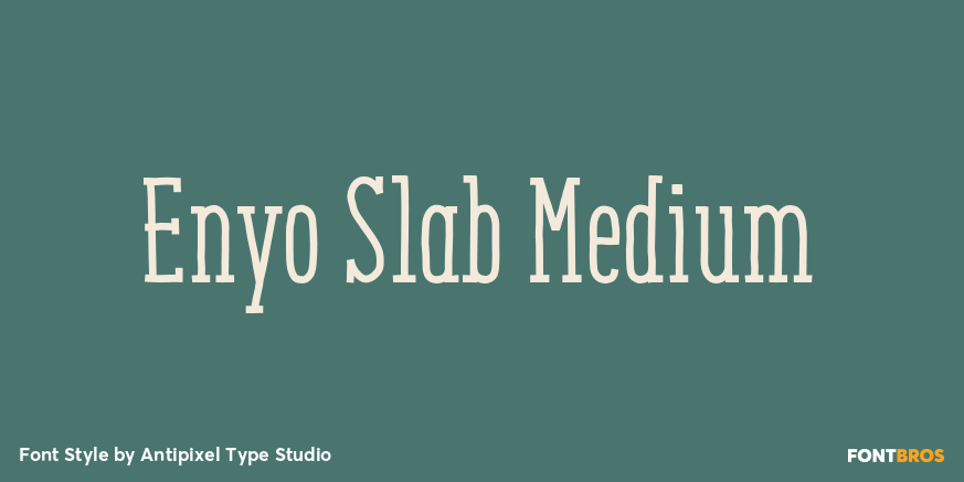 Enyo Slab Medium Poster