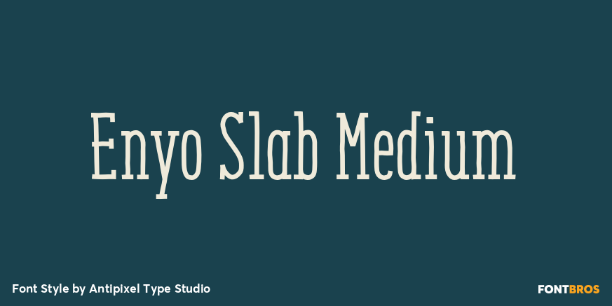 Enyo Slab Medium Poster