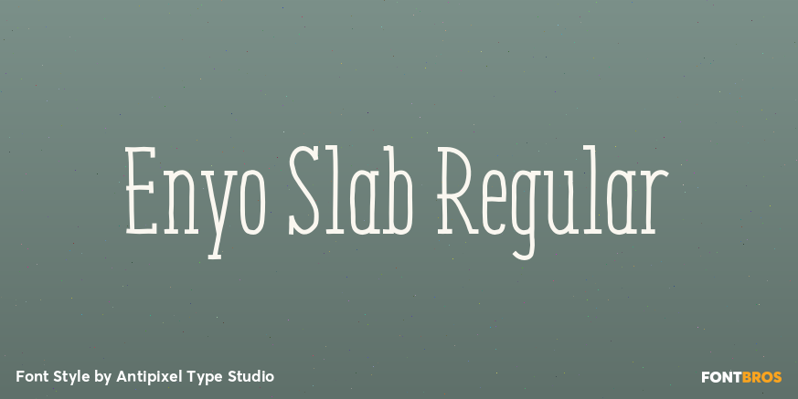 Enyo Slab Regular Poster