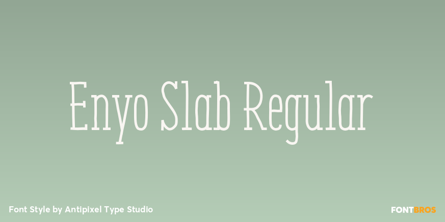 Enyo Slab Regular Poster