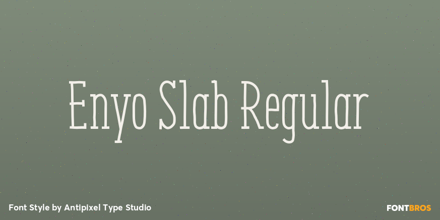 Enyo Slab Regular Poster